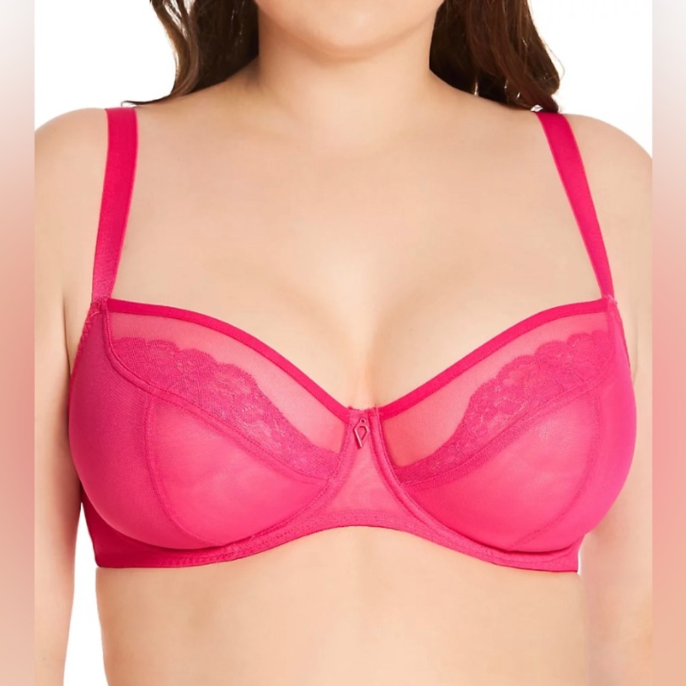 Curvy Kate Eye Spy Balconette Bra, Hot Pink 30G